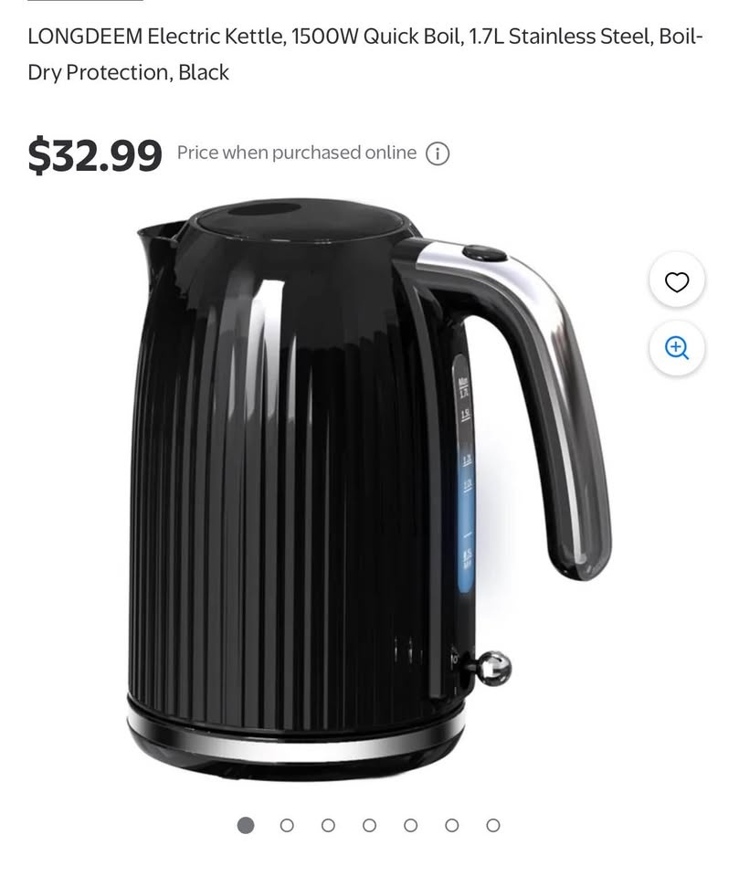 Electric Kettle Cream Color - photo 4