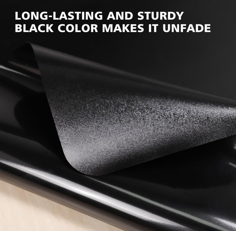 New Black Waterproof Vinyl Floor Mat for Dining Room, Kitchen - photo 4