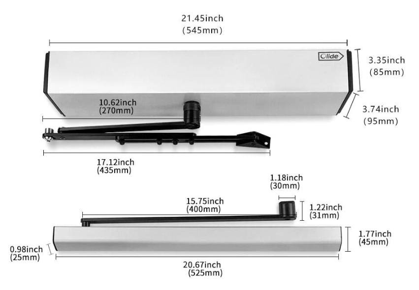 New Olide Automatic Swing Door Operator - Stainless Steel - photo 3