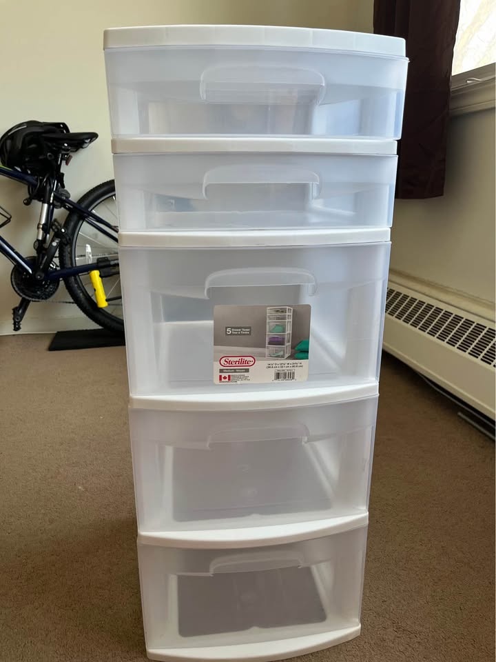 5 Tire Organizers Draw Used Like New