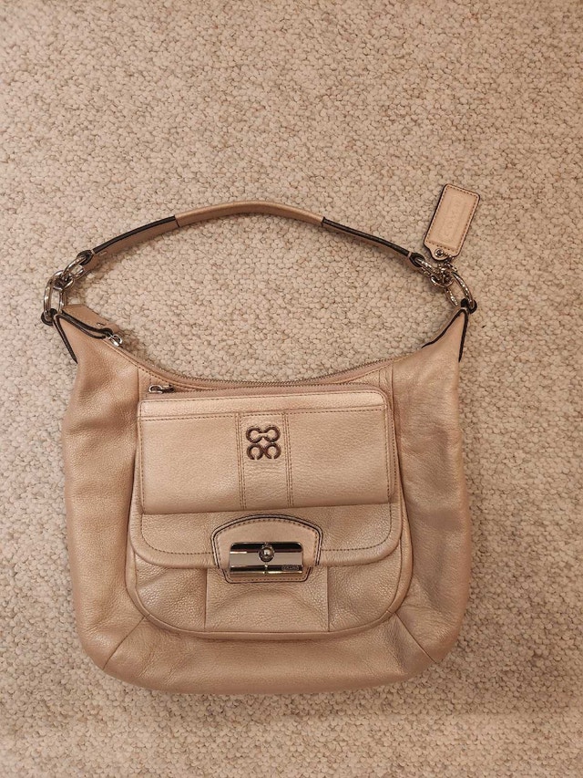 Vintage Coach Shoulder Bag + Zip Around Wallet