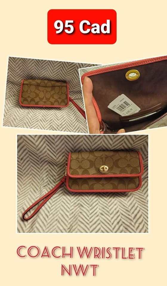 COACH Wristlet (Meet up only; Garden City or Polo Park)