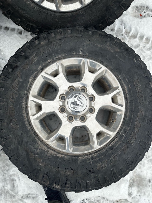 OEM 18” Dodge Ram 2500/3500 Rims On Goodyear Tires - photo 3