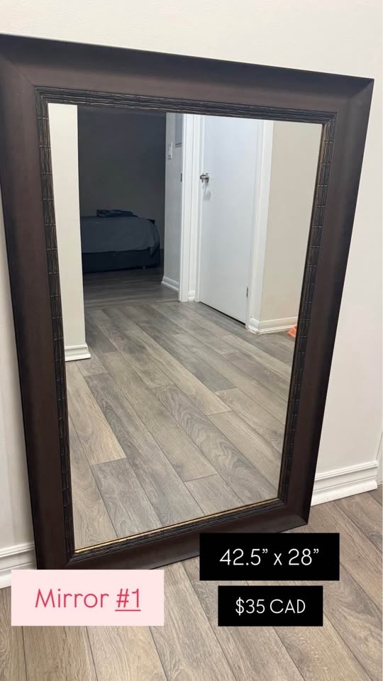 Medium Size Framed Mirrors (2) - photo 2