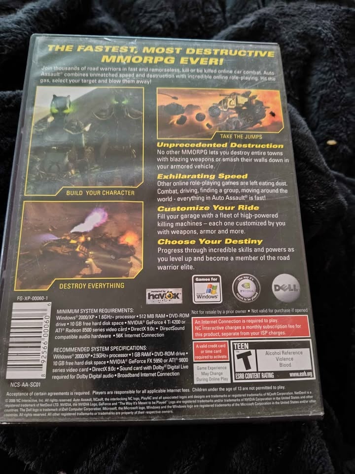 USED LIKE NEW Auto Assault PC - photo 5