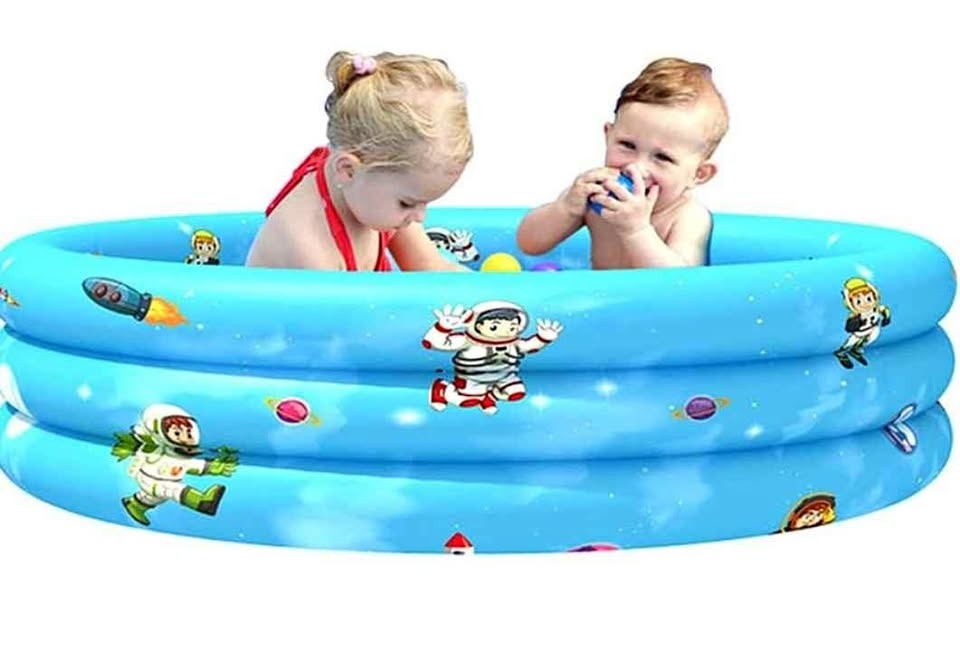 SENDEREAL Inflatable Paddling Pool & Bobo Ball Pit