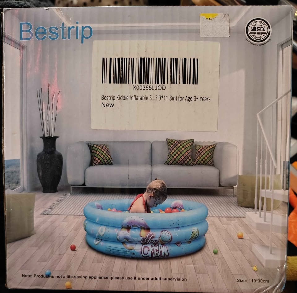 SENDEREAL Inflatable Paddling Pool & Bobo Ball Pit - photo 3