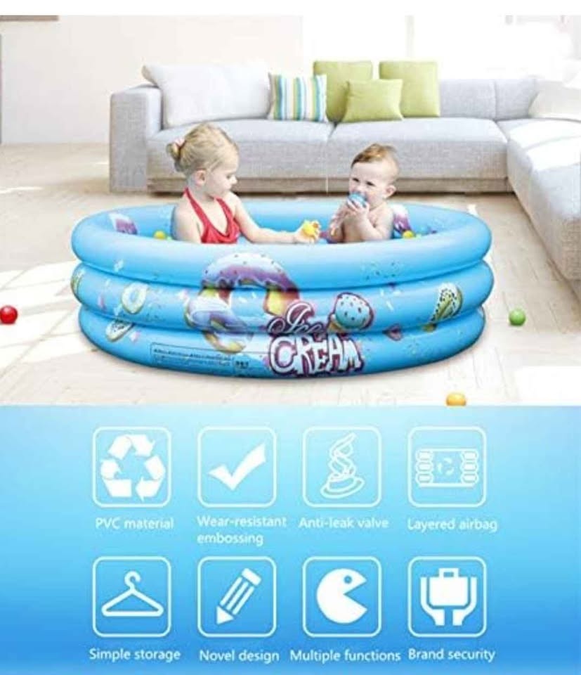 SENDEREAL Inflatable Paddling Pool & Bobo Ball Pit - photo 5