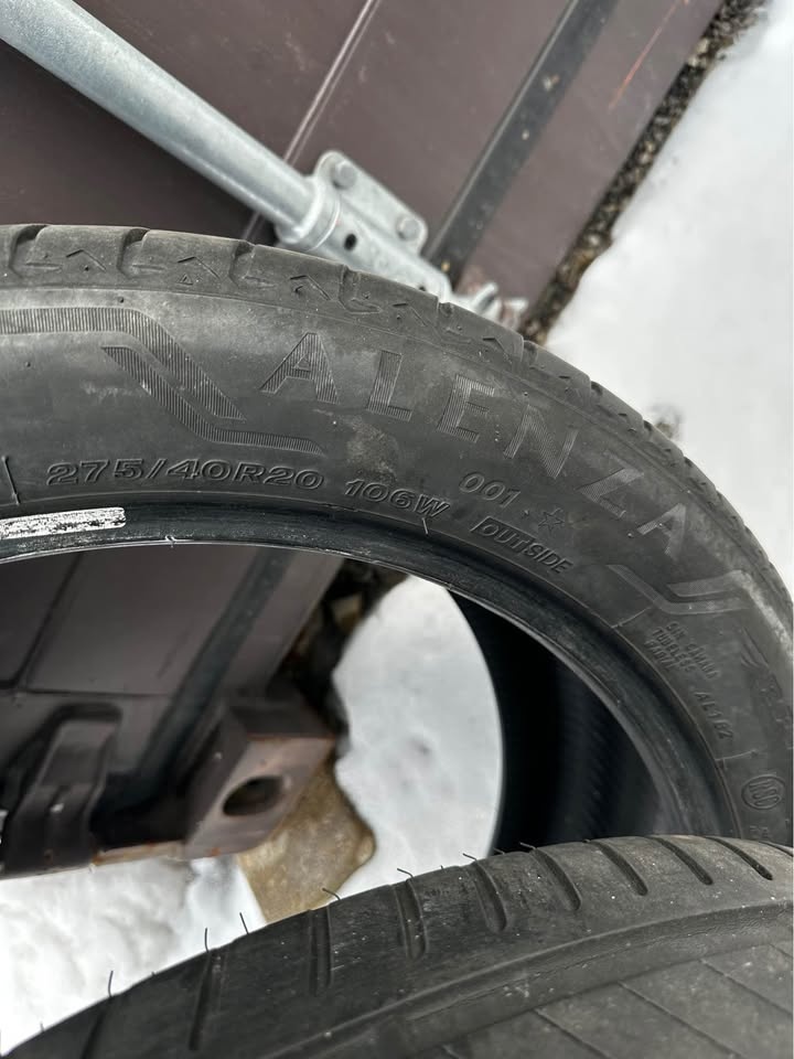 Bridgestone Alenza 275/40/20 Tires - photo 5