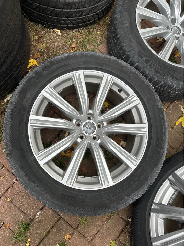 OEM Audi Q8 20” Rims on Continental Winter Tires - photo 2