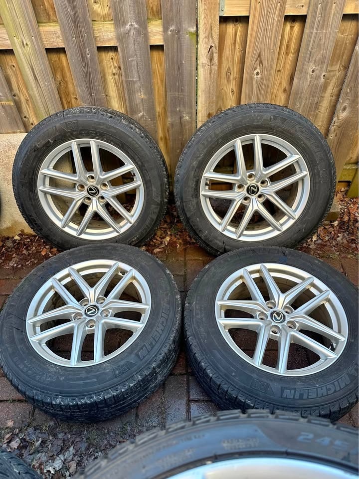 18" Lexus RX350 Rims on Michelin X-Ice Winter Tires