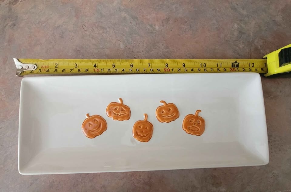 Ceramic Pumpkin Tray - Pottery Barn - photo 2