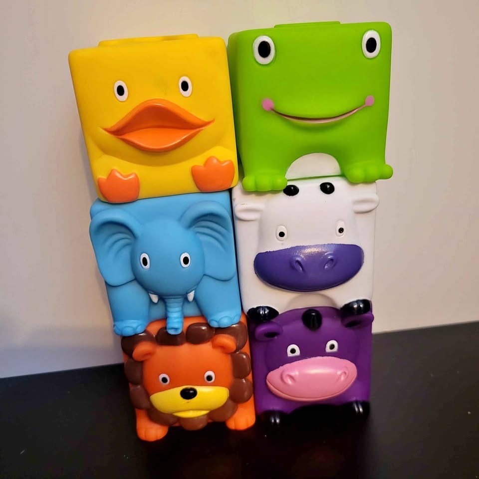 Animal Alphabet Squeaky Blocks