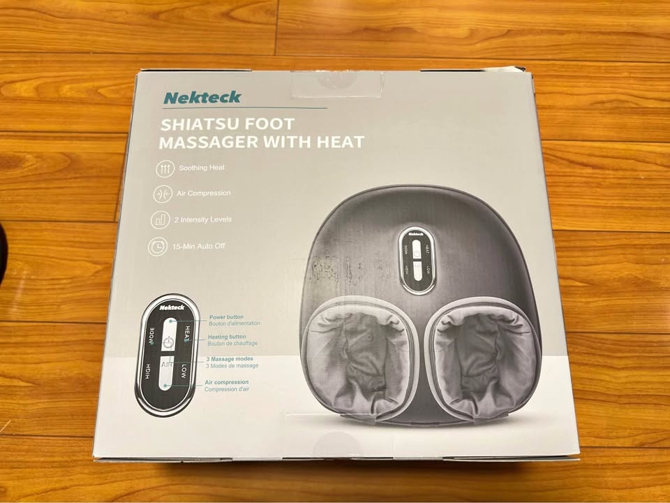 Nekteck Shiatsu Foot Massager with Heat