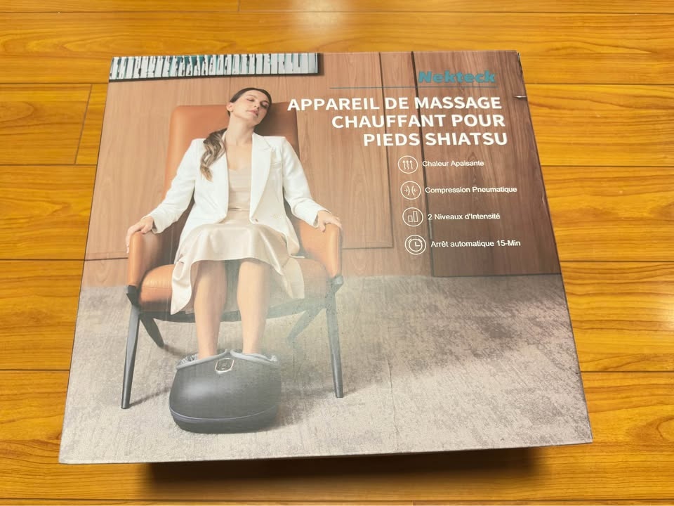 Nekteck Shiatsu Foot Massager with Heat - photo 2