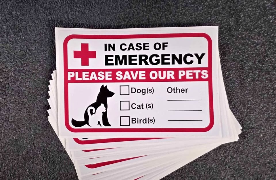 Pet Save Stickers