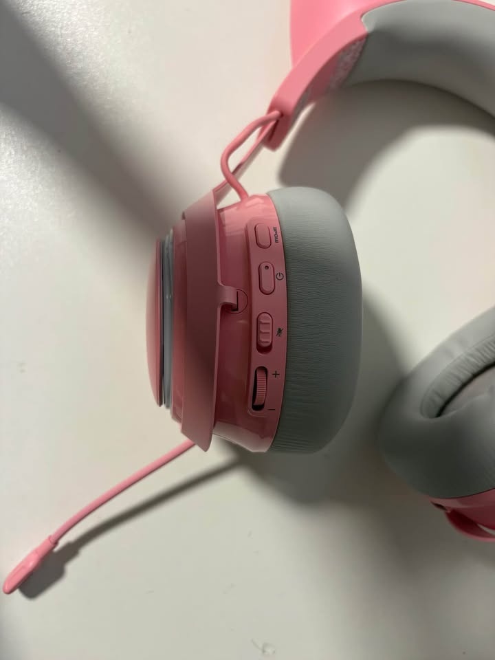 SOMIC GS510 Pro Cat Ear Gaming Headset Pink - photo 2