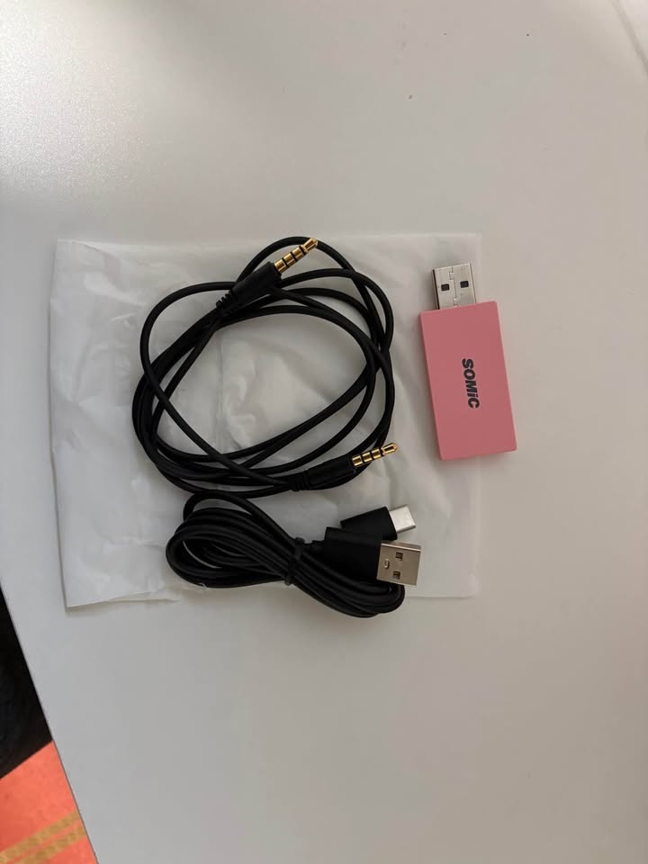 SOMIC GS510 Pro Cat Ear Gaming Headset Pink - photo 3