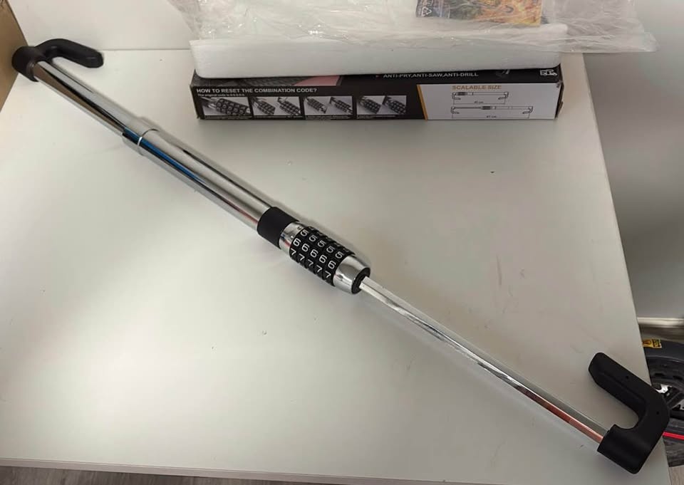 TEYLAPHEE Password Steering Wheel Lock Brake Pedal Clutch Lock - photo 3