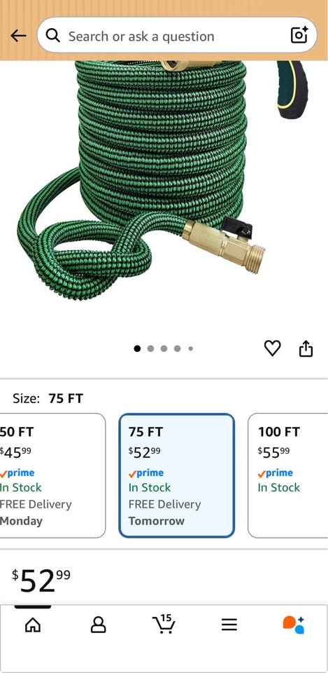 New TheFitLife Expandable Garden Hose 75FT - photo 5