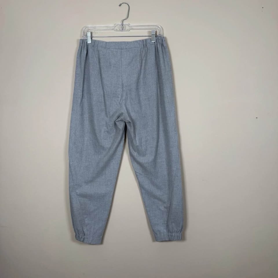 Babaton Women's Gray Elastic Waist Pants Size Medium Stretch Com - photo 2