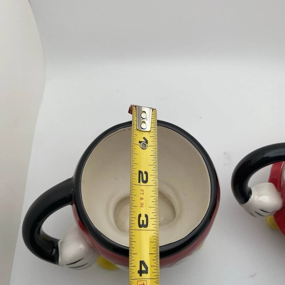 Mickey & Minnie Mouse Coffee Mug Cups Disney Fab NY Set of 2 - photo 4