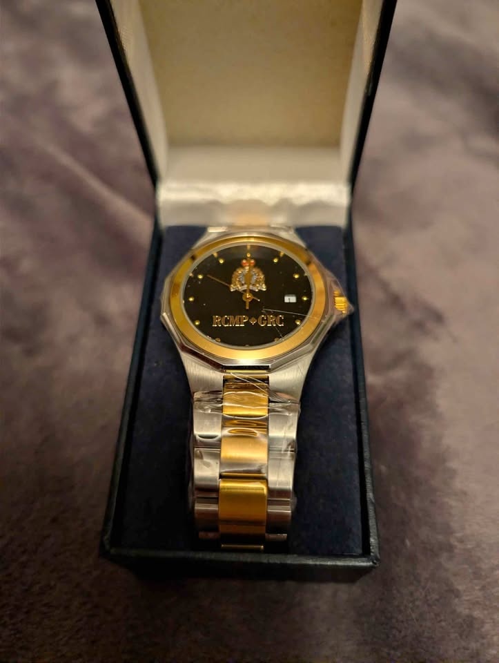 RCMP Watch Two Tone New in Box $125 obo
