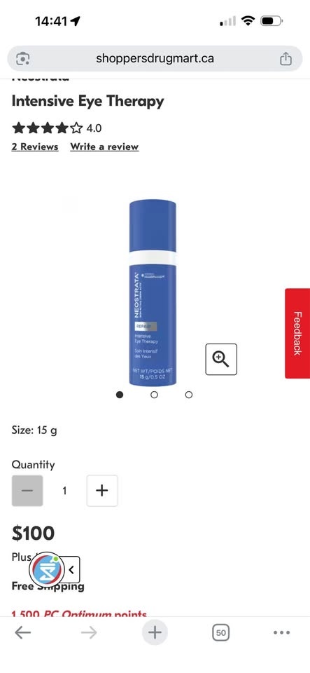 Neostrata Intensive Eye Cream - photo 2