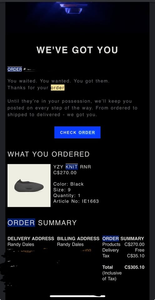 YZY Knit Runner Yeezy Size 9 Fade Onyx - photo 5