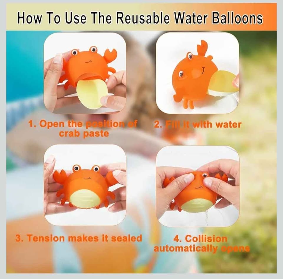 Reusable Water Balloons Self-Sealing - photo 3
