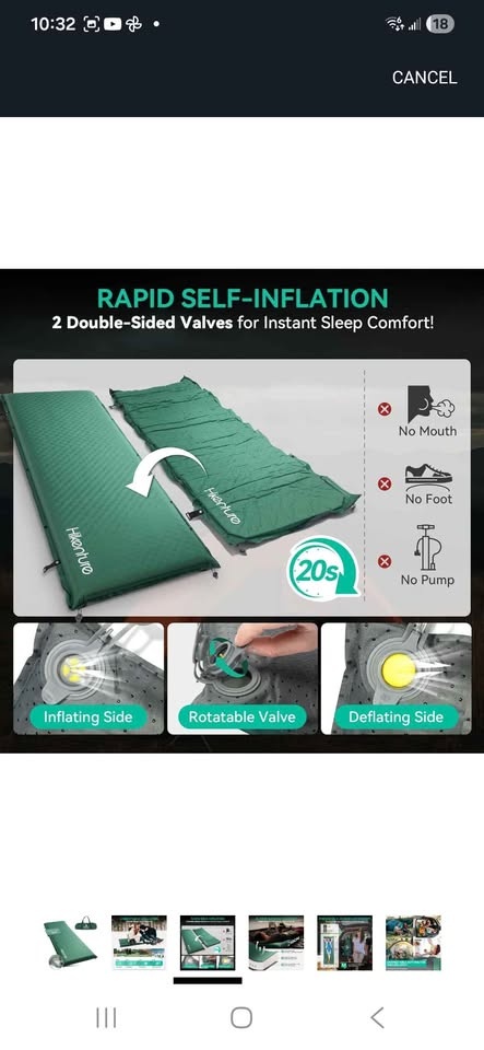 Self Inflating Mattress New - photo 5