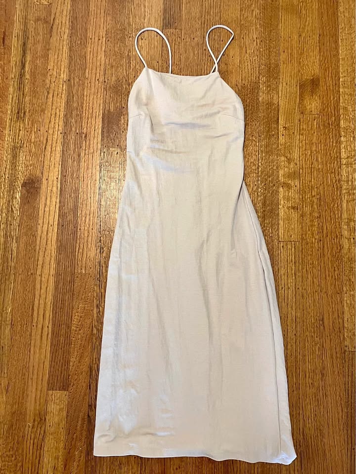 H&M Linen-Like Maxi Dress