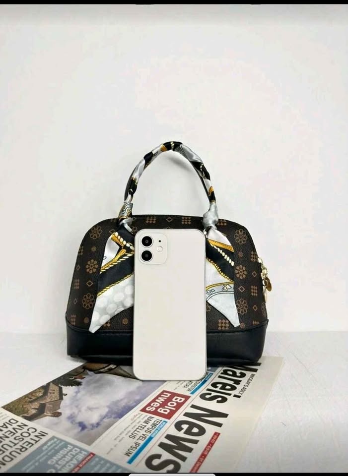 Elegant Coffee Brown Handbag