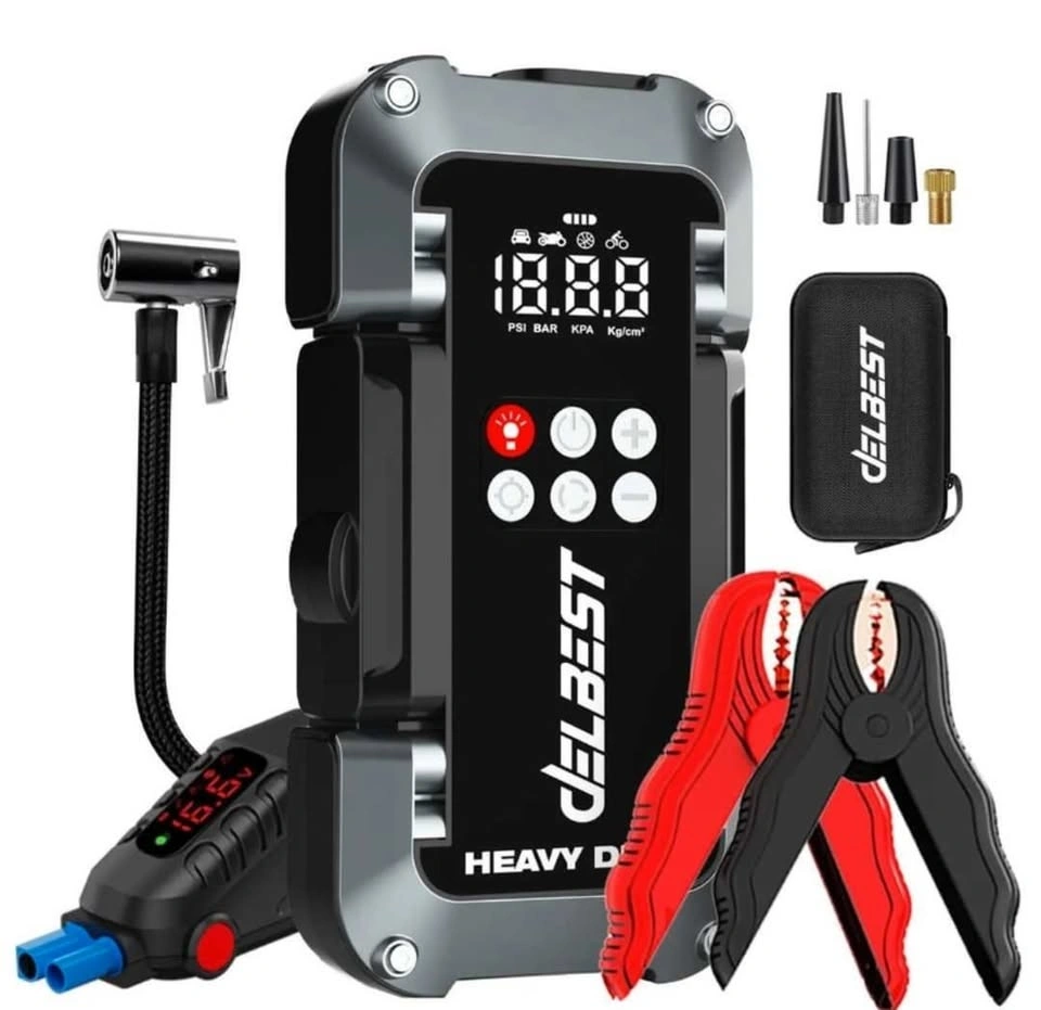 Celbest 4-in-1 Jump Starter & Tire Inflator - photo 3