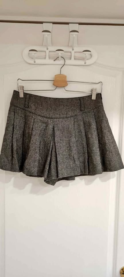 Gray Pleated Skort