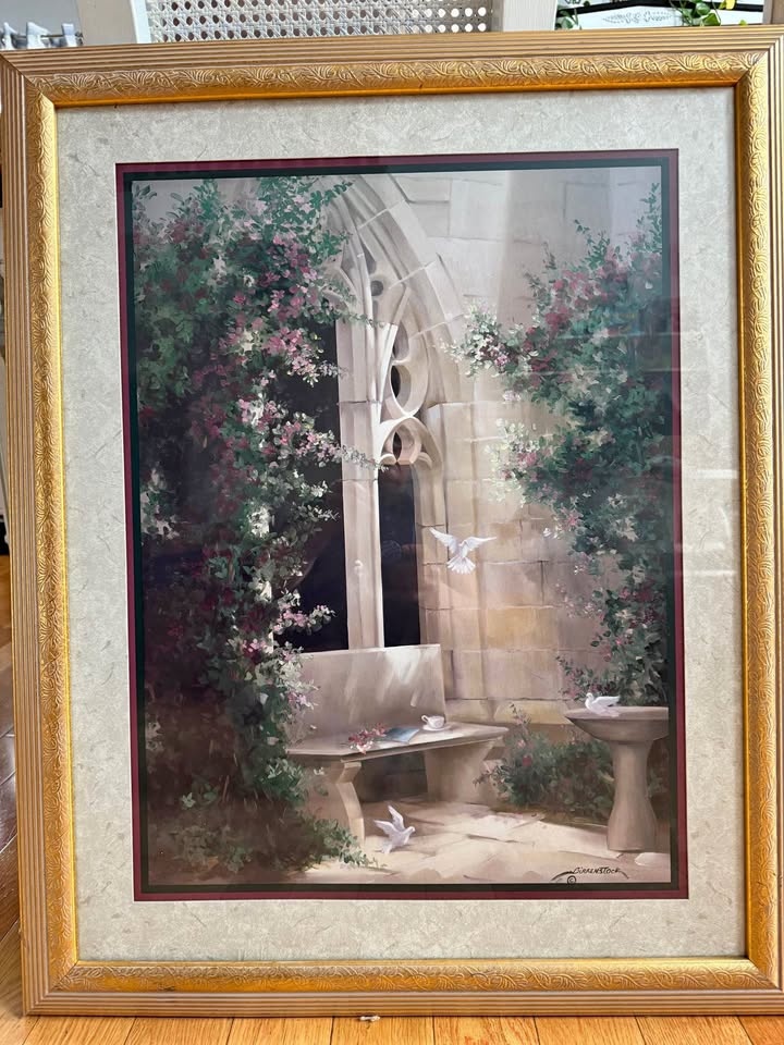 Framed Picture w/ glass frame