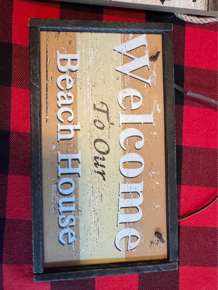 3 Beach/Lakehouse Signs - photo 2