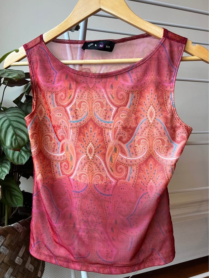 Paisley Print Tank Top - photo 2