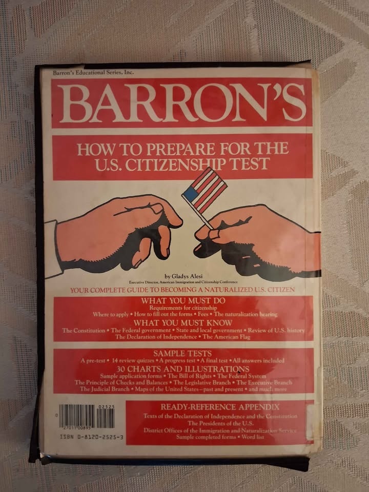 Vintage 1986 Barron's How to Prepare for the U.S. Citizenship Te - photo 4