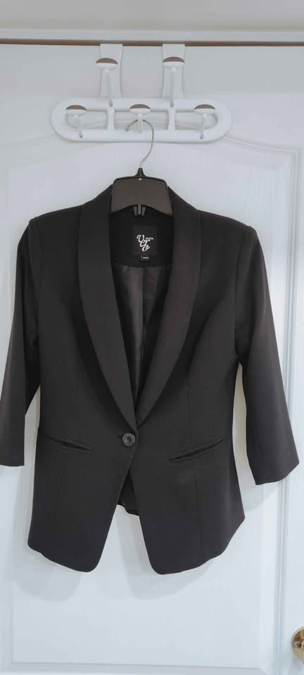 Vero Moda Black Blazer 3/4 Sleeve - photo 2