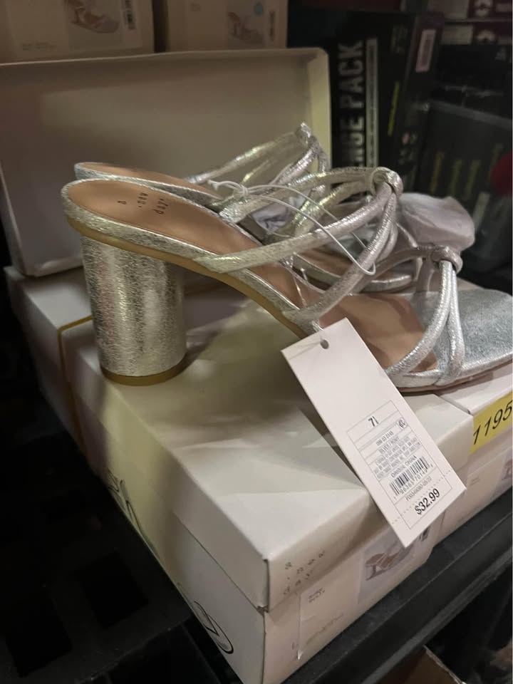 Ladies Shoes Size 7.5 Romy Heels Sandals - $10 - photo 4