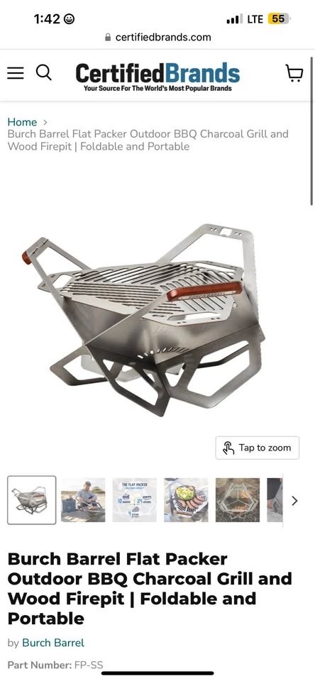 Burch Barrel Flat Packer Grill & Firepit