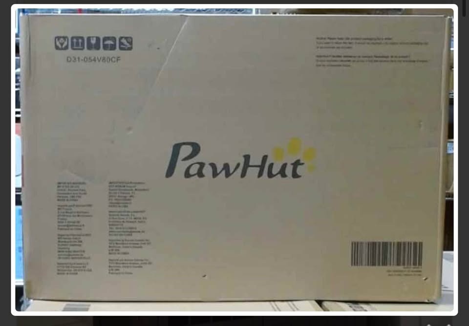 PawHut 31" 3-Door Dog Crate End Table - Coffee - photo 3
