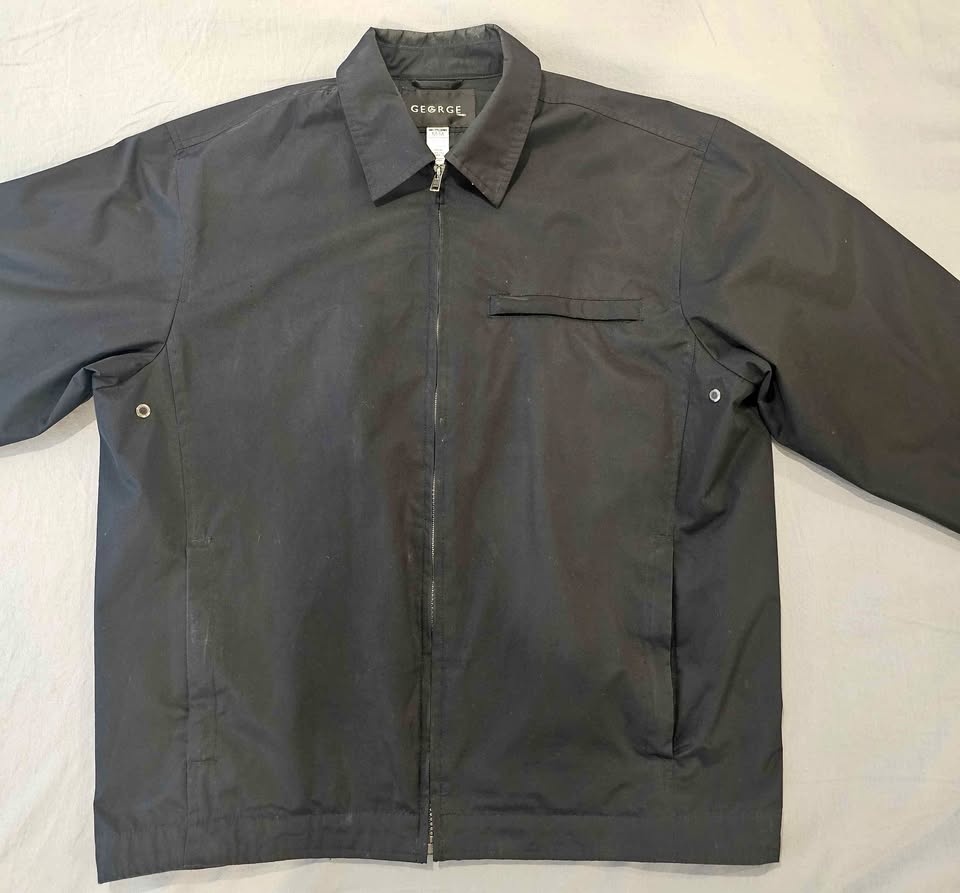 Men's Casual Black Jacket. Size Medium