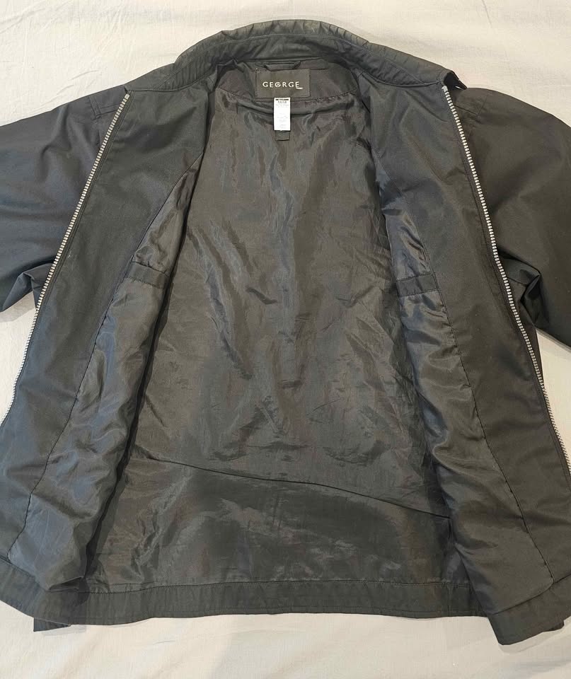 Men's Casual Black Jacket. Size Medium - photo 2