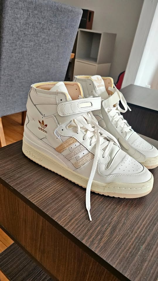 Adidas Forum 84 High - Beige - Size 10.5 - Like New