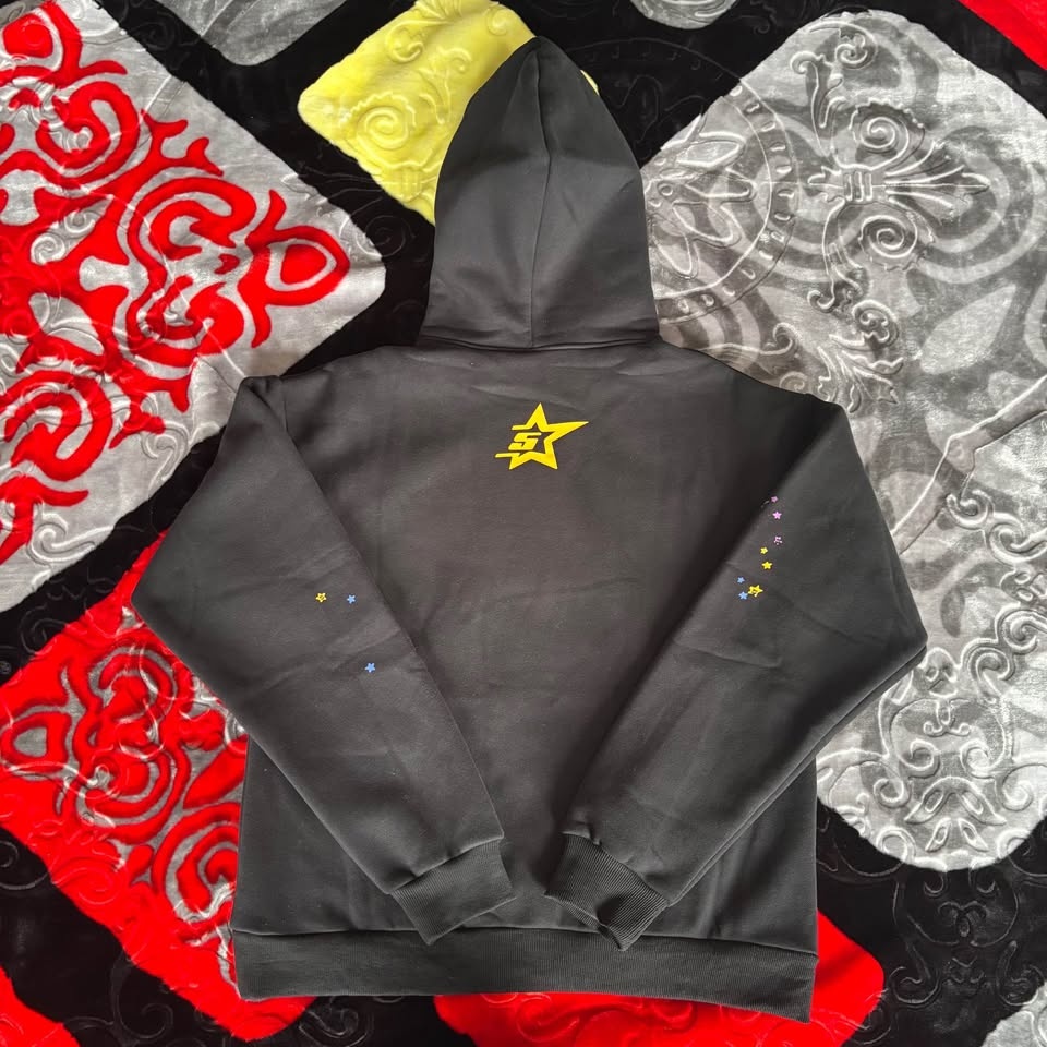 (Open to trades) Black Sp5der Hoodie M - photo 2