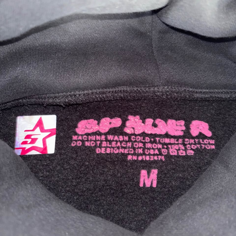(Open to trades) Black Sp5der Hoodie M - photo 3