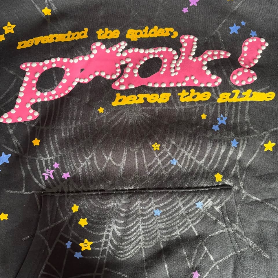 (Open to trades) Black Sp5der Hoodie M - photo 4