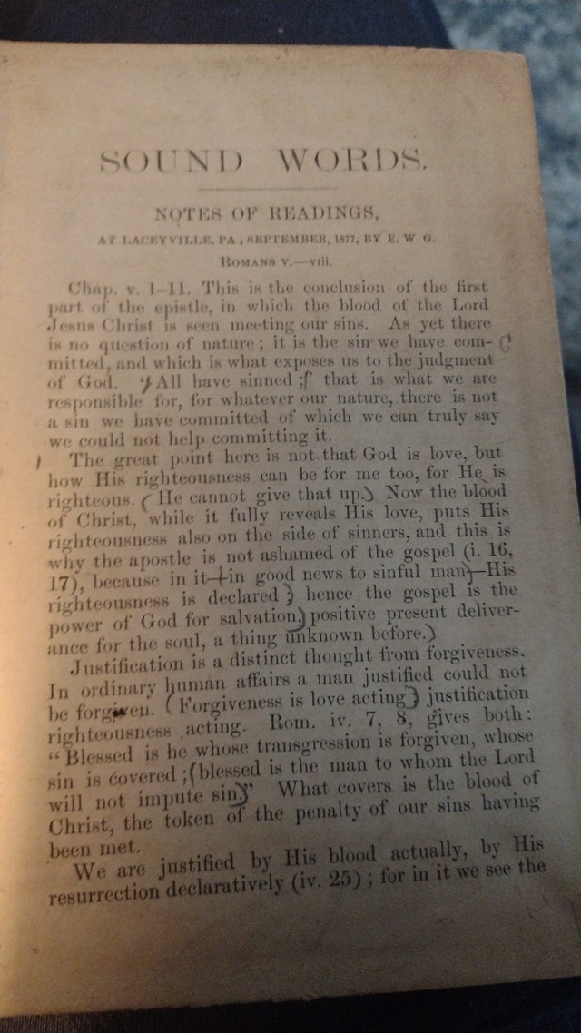 Antique Book: Sound Words (1878) - photo 2